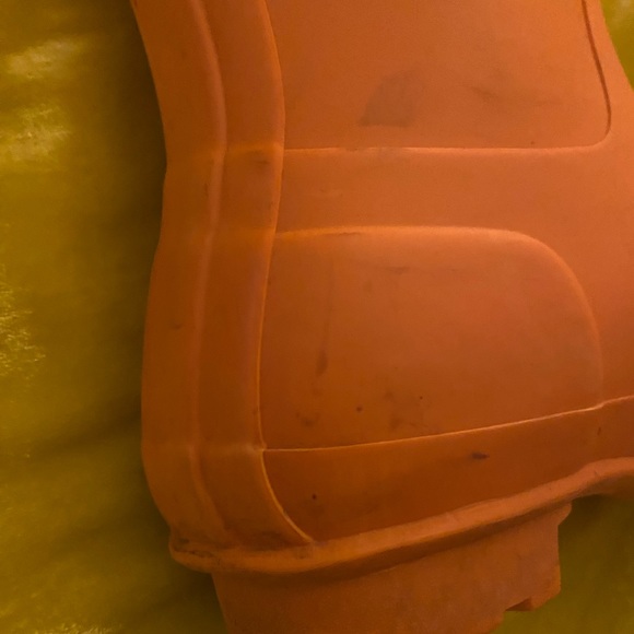 Hunter Tall Rain Boots Marigold Orange - Picture 5 of 10